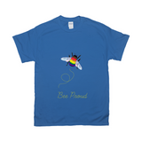 T-shirt unisexe Bumblebee Pride Pun - DARK | Choisissez votre drapeau et votre jeu de mots