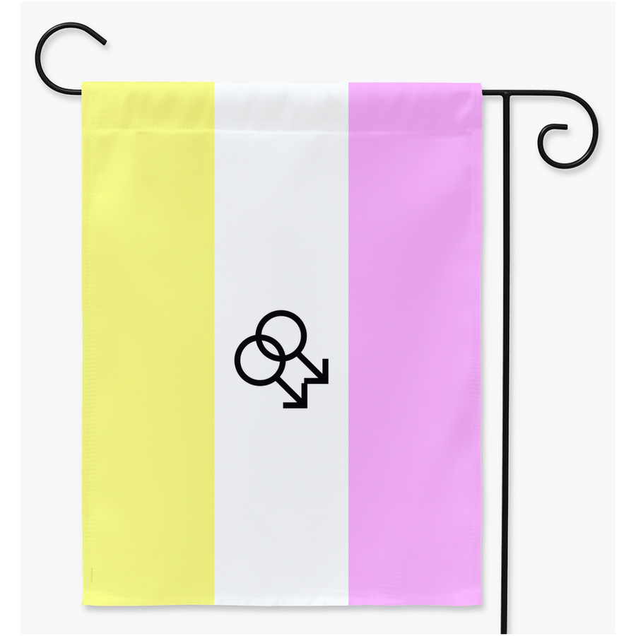 Drapeaux de cour et de jardin Twink | Simple ou double face | 2 tailles | Identité et expression de genre