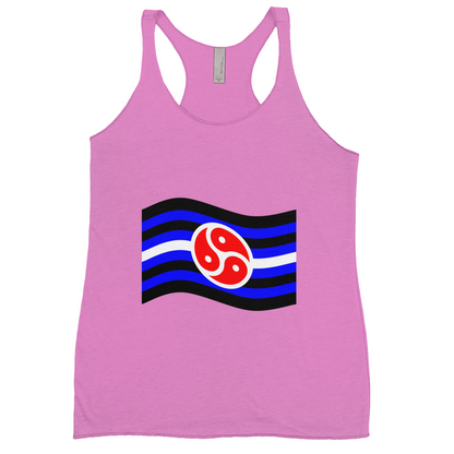 Kink and Fetish Flag Fitted Racerback Tank Tops | Choose Your Flag