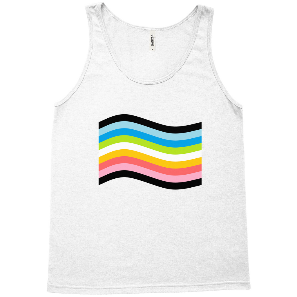 Orientation Pride Flag Relaxed Fit Tank Tops | Choose Your Flag | Bella + Canvas