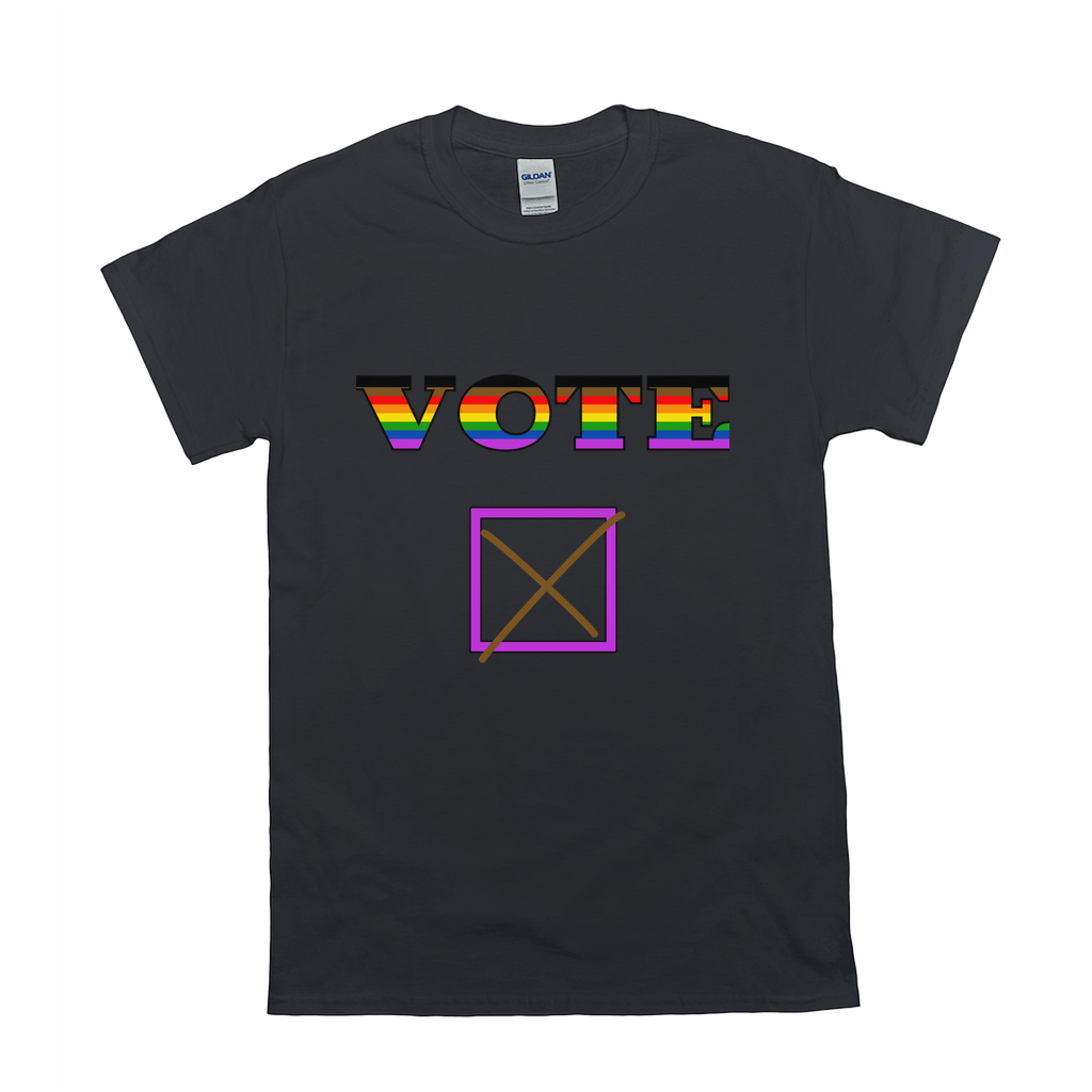 Vote Relaxed Fit Tshirt | Choose Your Pride Colourway