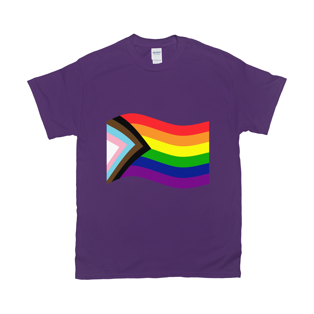 Rainbow Pride Flag Relaxed Fit Tshirt - DARK | Choose Your Flag