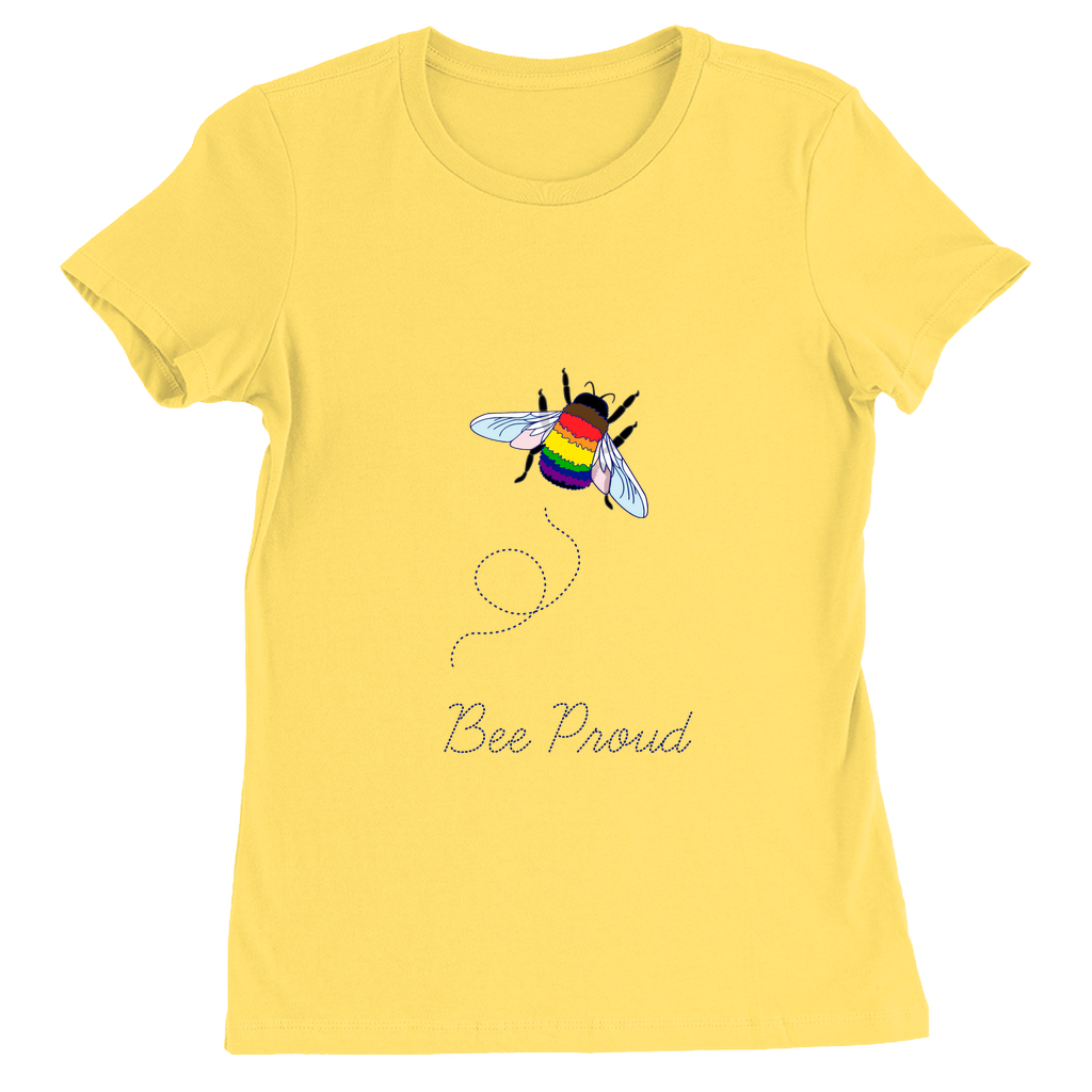 T-shirts ajustés Bumblebee Pride Pun - LIGHT | Choisissez votre coloris et votre jeu de mots | Bella + Toile