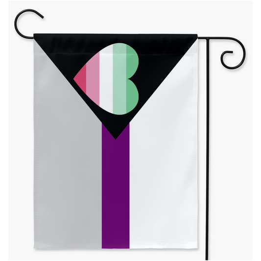 Demisexual Abromantic Yard and Garden Flag | Single Or Double-Sided | 2 Sizes