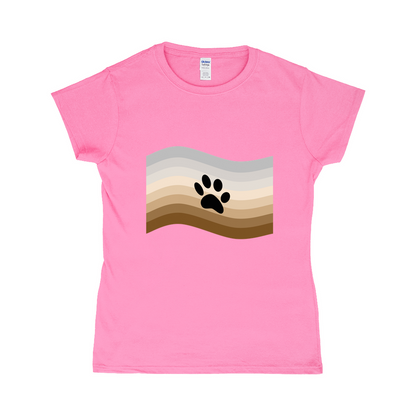 Furry Pride Flag Fitted Tshirt | Choose Your Flag | Gildan