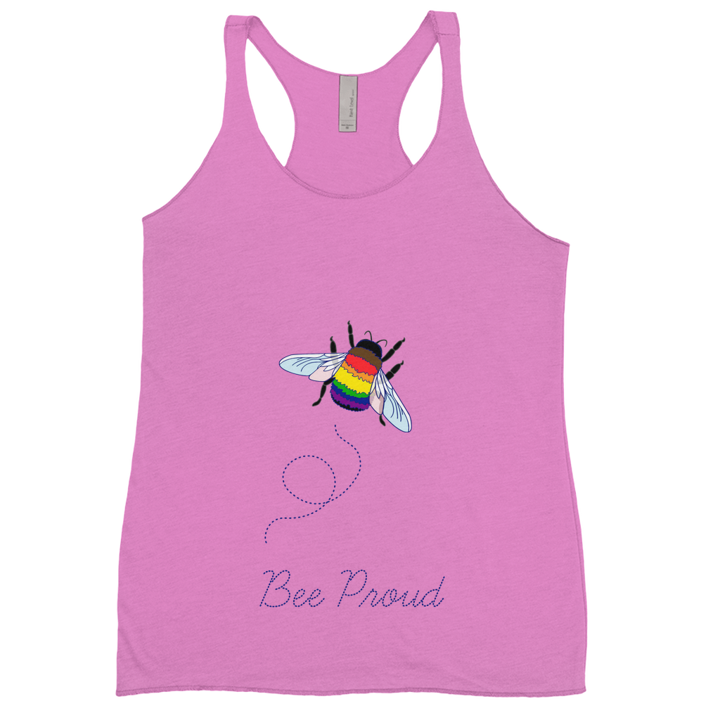 Bumblebee Pride Pun Racerback Tank Top | Choose Your Colourway and Pun