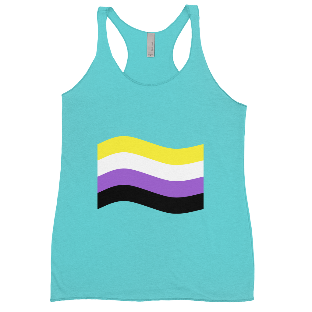 Gender Pride Flag Fitted Racerback Tank Tops | Choose Your Flag