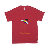 T-shirt unisexe Bumblebee Pride Pun - DARK | Choisissez votre drapeau et votre jeu de mots