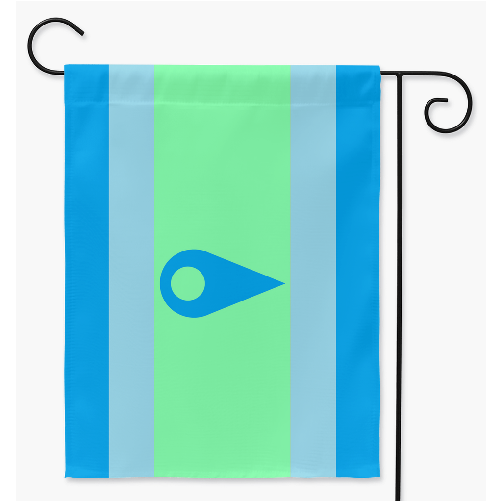 Minsexual - V1 Yard and Garden Flags | Single Or Double-Sided | 2 Sizes | Romantic and Sexual Orientations