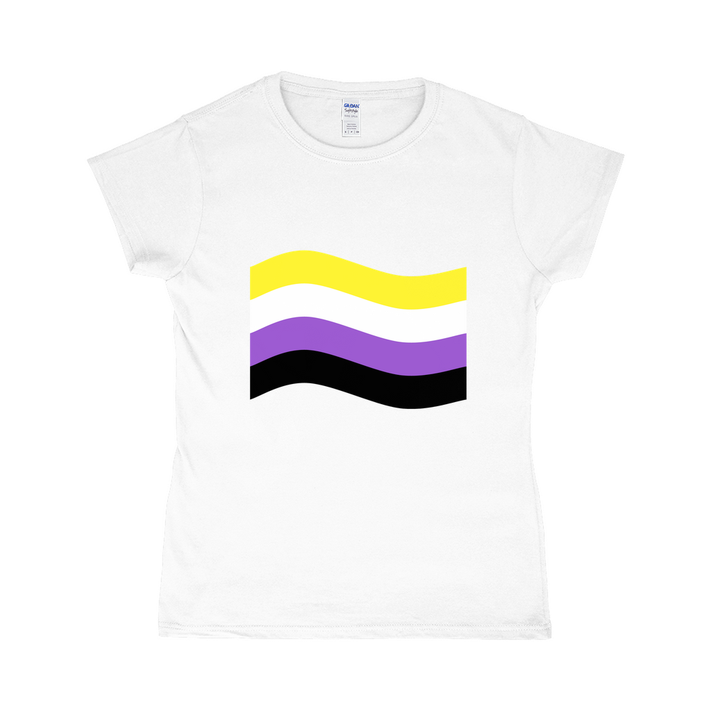 Gender Pride Flag Fitted Tshirt | Choose Your Flag | Gildan