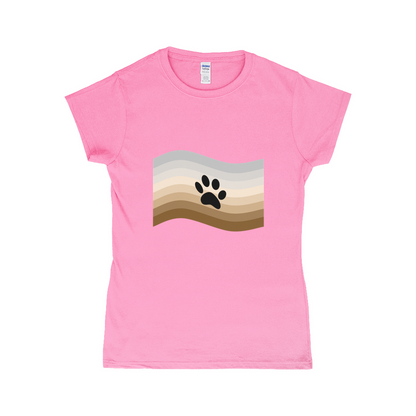 Furry Pride Flag Fitted Tshirt | Choose Your Flag | Gildan