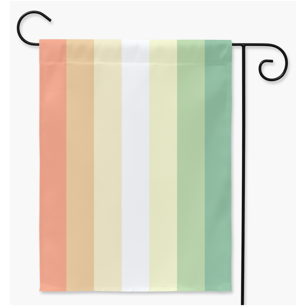 Genderfloret Pride Yard and Garden Flags  | Single Or Double-Sided | 2 Sizes