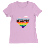 Heart Of Hearts Fitted T-Shirts | Choose Your Colourway | Bella + Canvas