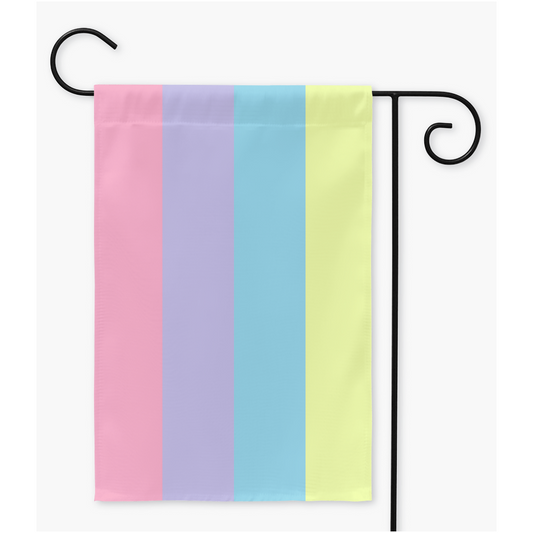 Kingender - V1 (No Symbol) Pride Flags  | Single Or Double-Sided | 2 Sizes | Gender Identity and Presentation