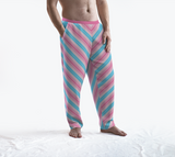 Pantalon de détente rayé transféminin