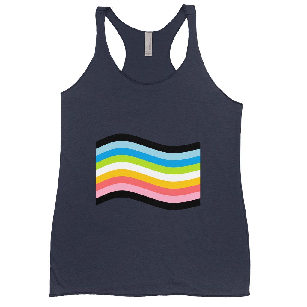 Orientation Pride Flag Fitted Racerback Tank Tops | Choose Your Flag