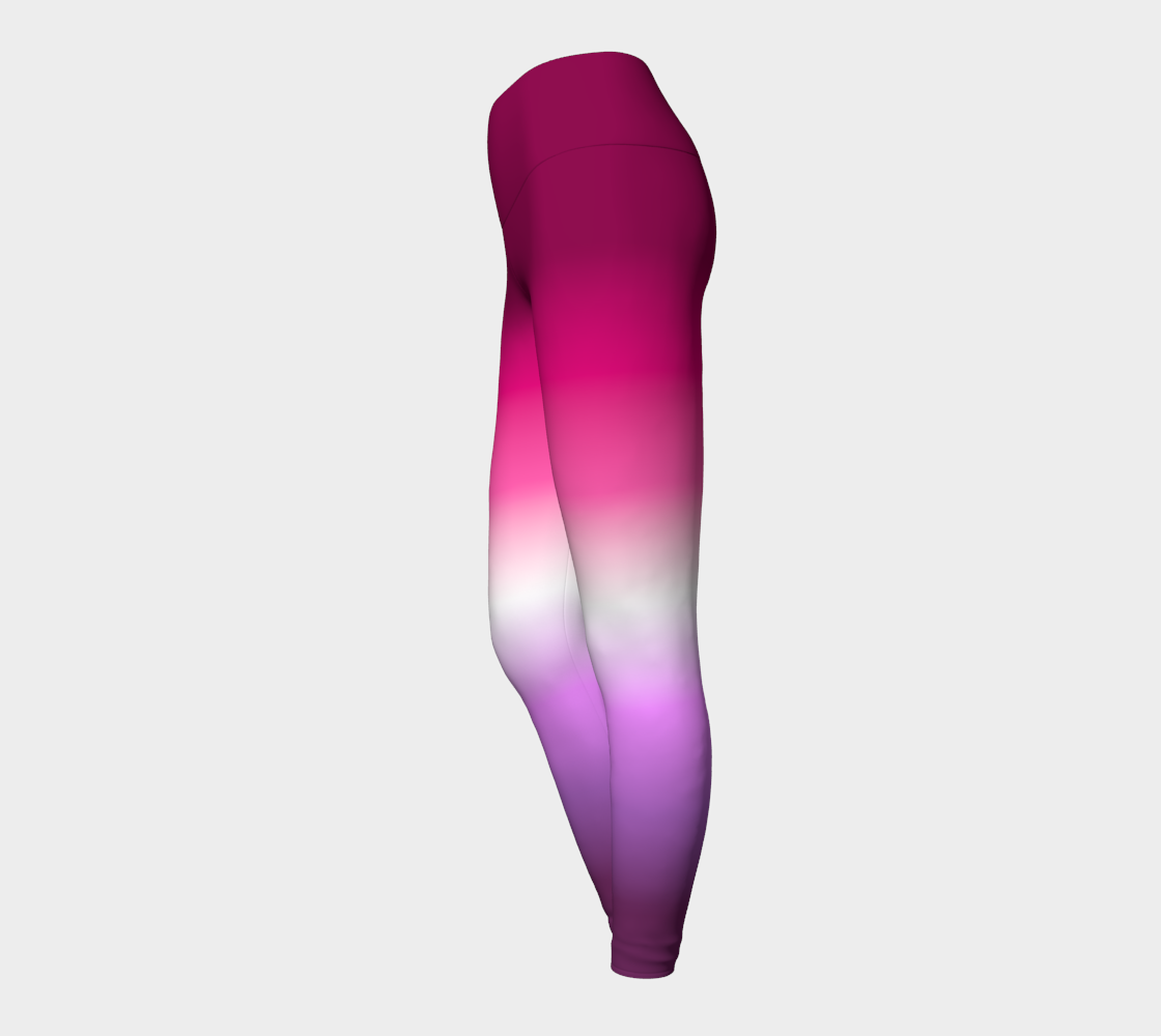 Lesbian - V2 Gradient Yoga Leggings