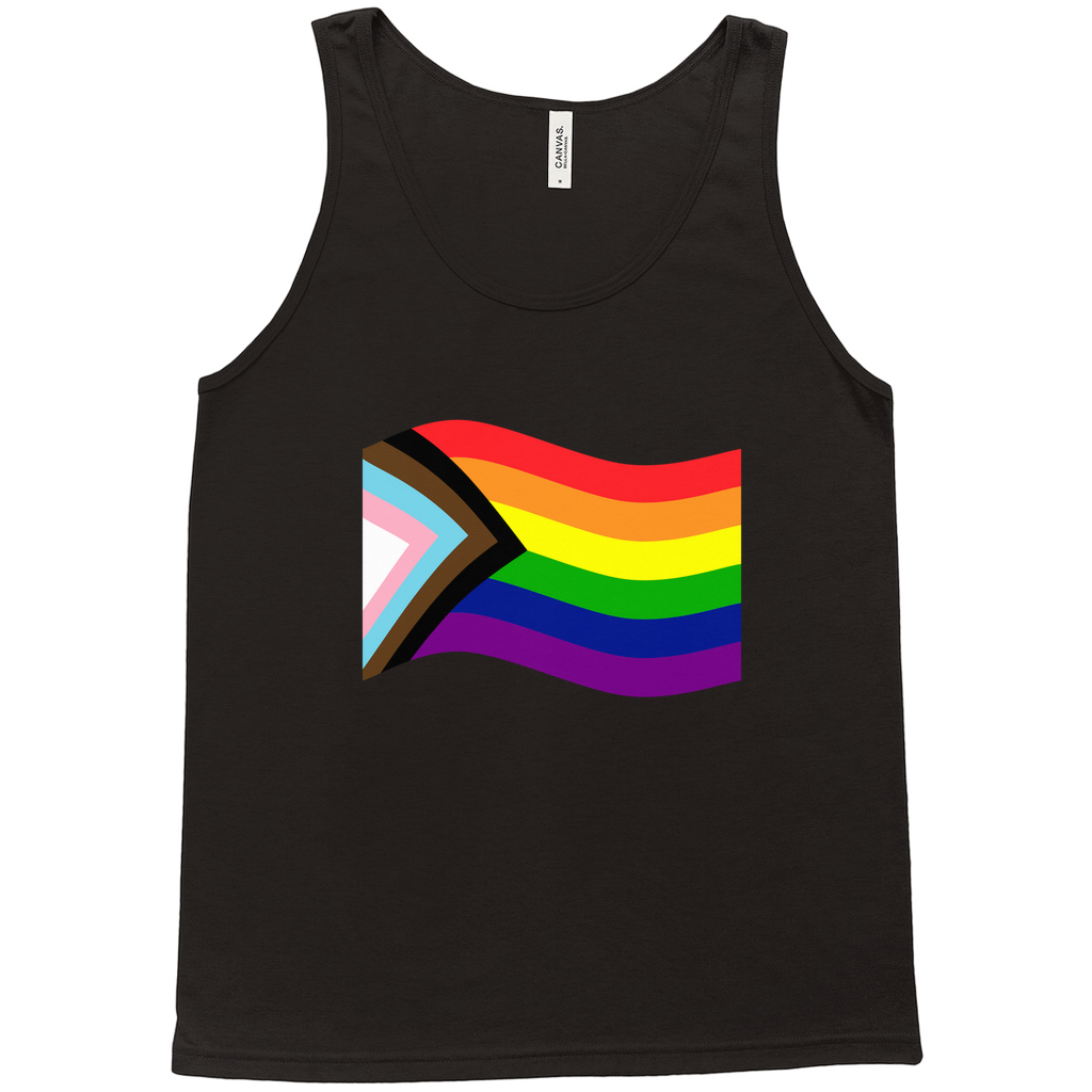 Rainbow Pride Flag Relaxed Fit Tank Tops | Choose Your Flag | Bella + Canvas