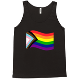 Rainbow Pride Flag Relaxed Fit Tank Tops | Choose Your Flag | Bella + Canvas