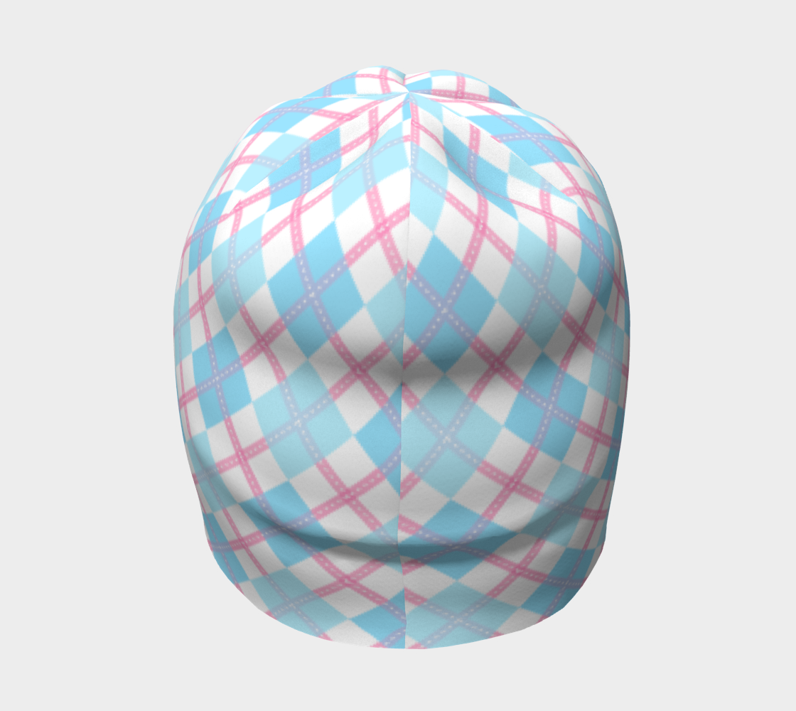 Transmasculine Argyle Beanie