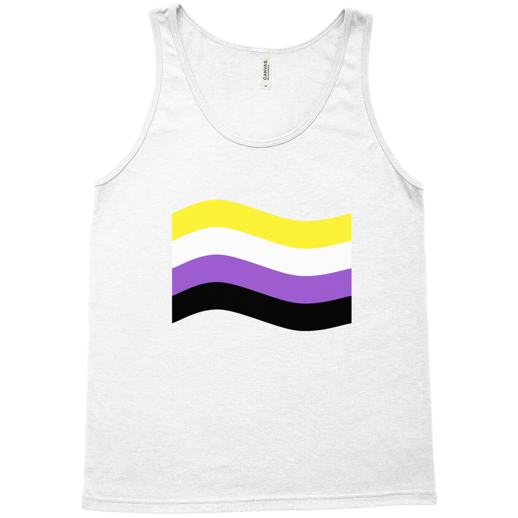 Gender Pride Flag Relaxed Fit Tank Tops | Choose Your Flag | Bella + Canvas