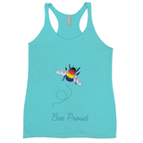 Bumblebee Pride Pun Racerback Débardeur | Choisissez votre coloris et votre jeu de mots