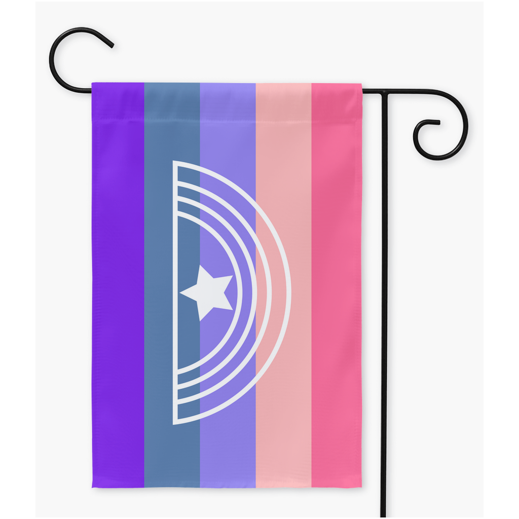 Xenofluid Yard and Garden Flags | Single Or Double-Sided | 2 Sizes | Gender Identity and Expression