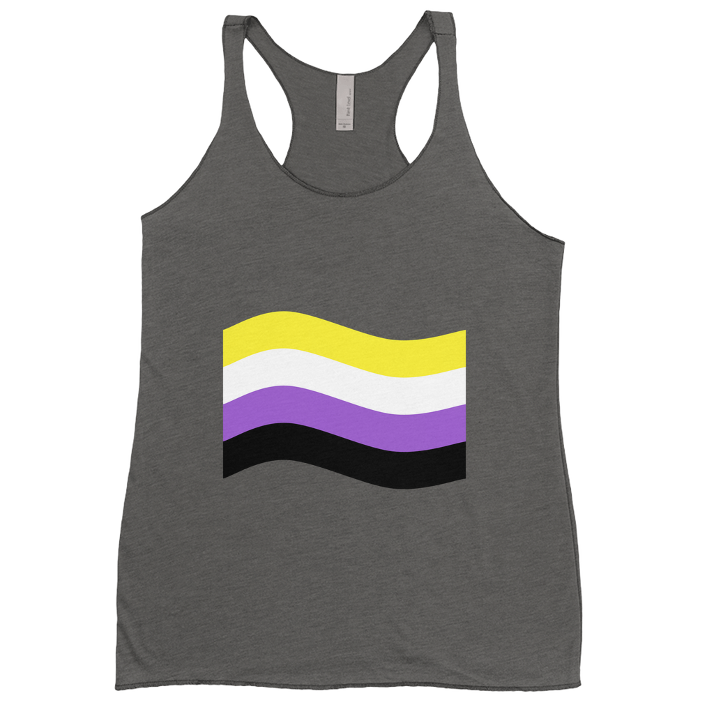 Gender Pride Flag Fitted Racerback Tank Tops | Choose Your Flag