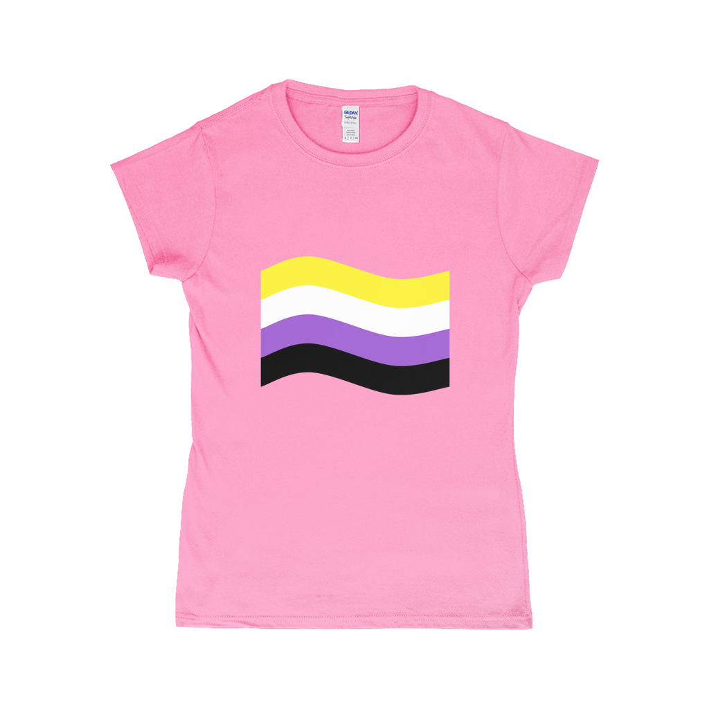 Gender Pride Flag Fitted Tshirt | Choose Your Flag | Gildan