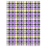 Couvertures Minky Plaid Pride non binaires