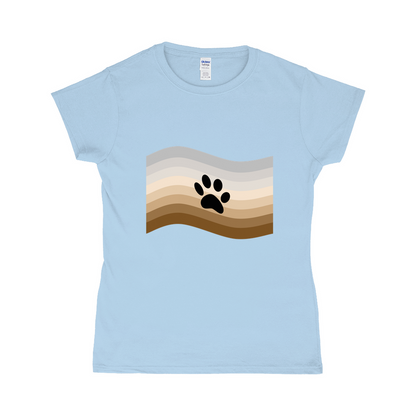 Furry Pride Flag Fitted Tshirt | Choose Your Flag | Gildan