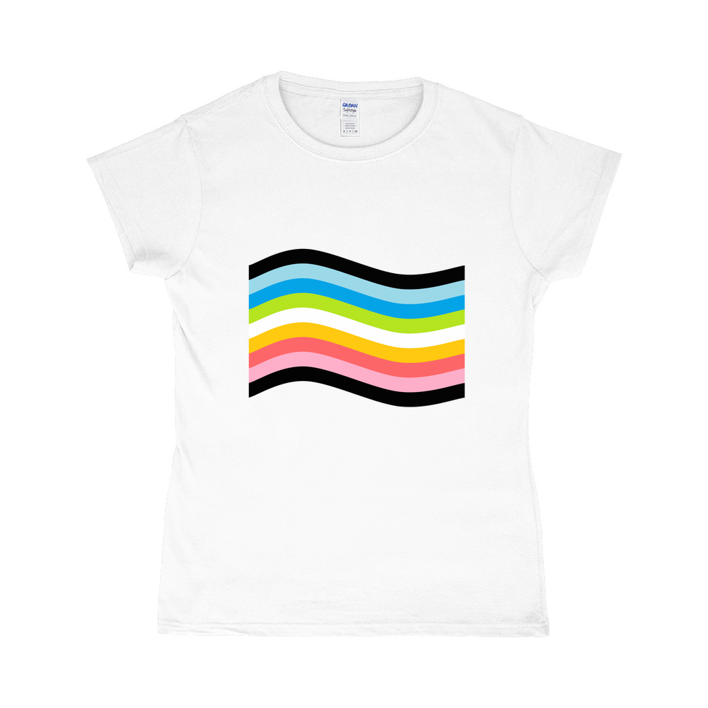 Orientation Pride Flag Fitted Tshirt | Choose Your Flag | Gildan