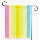 Drapeaux transneutres de cour et de jardin | Simple ou double face | 2 tailles | Identité et expression de genre