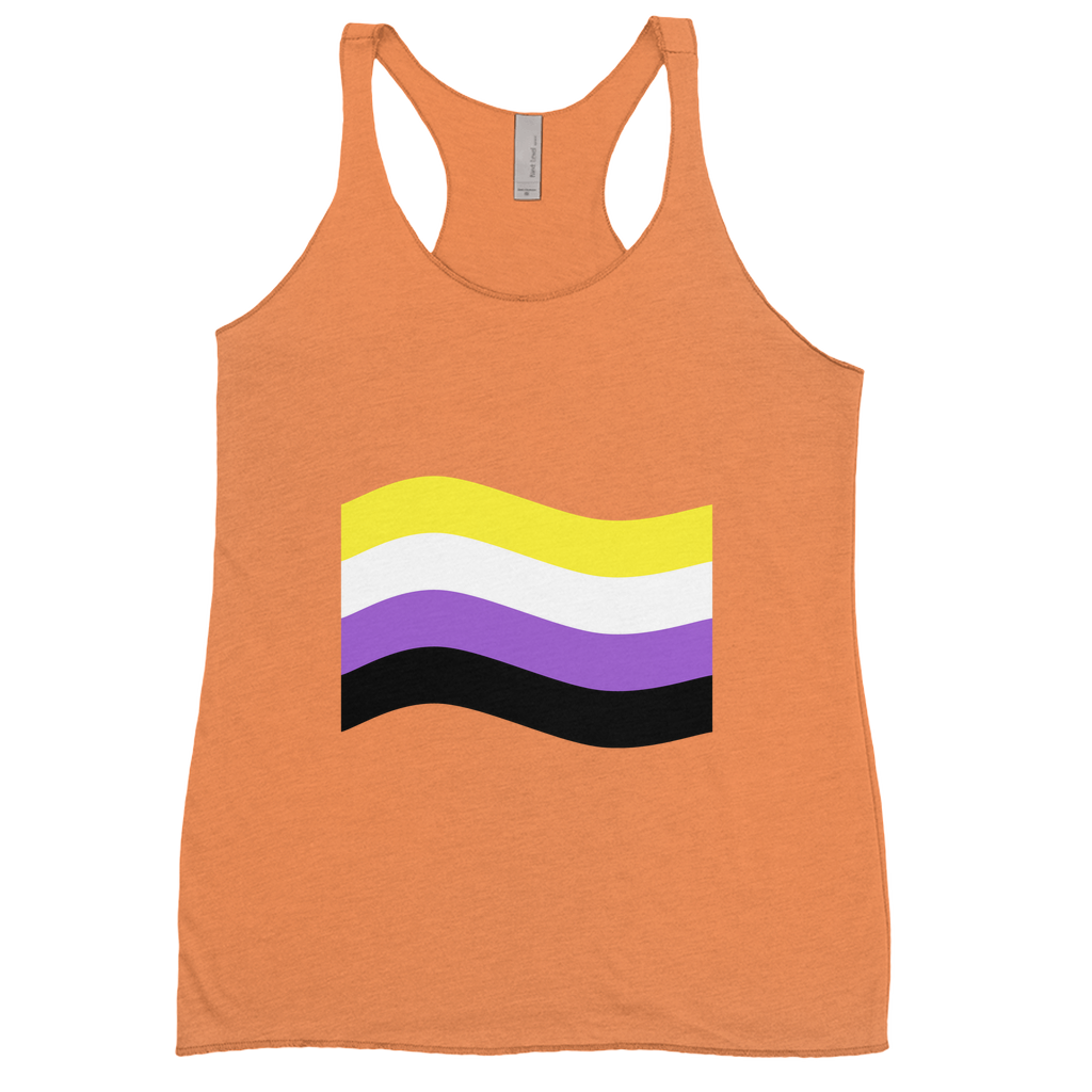 Gender Pride Flag Fitted Racerback Tank Tops | Choose Your Flag