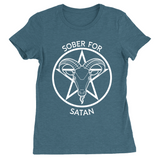Sober for Satan - DARK Fitted Tshirt | Choose Your Colourway | Bella + Canvas