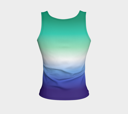 Gay Man (formerly Vincian - V2)  Gradient Fitted Tank (Long)