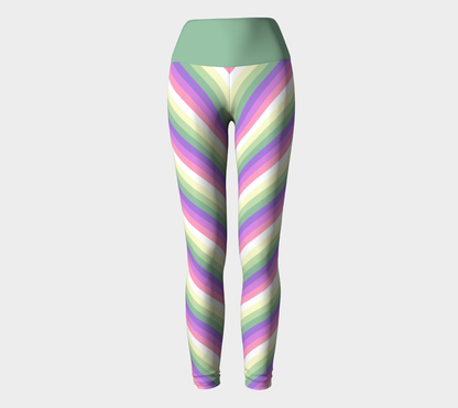 Genderfae Striped Yoga Leggings