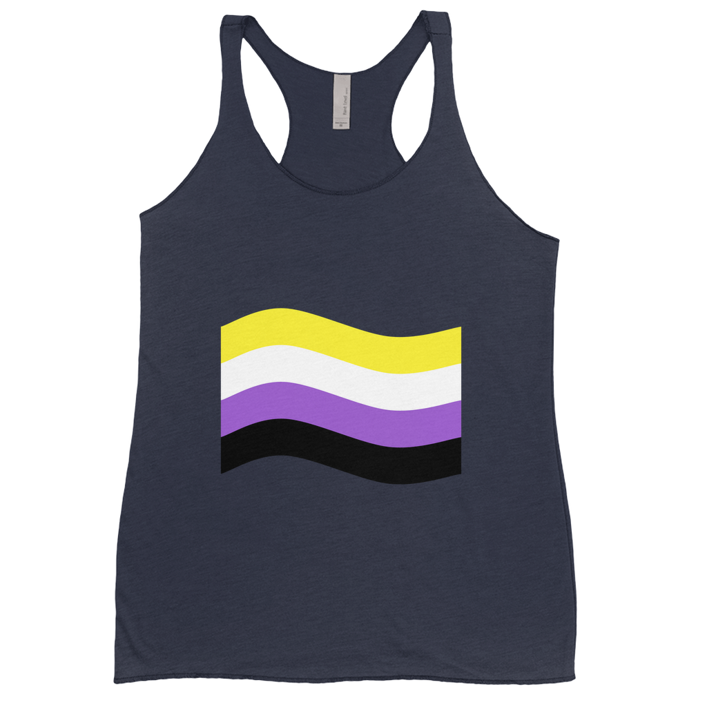 Gender Pride Flag Fitted Racerback Tank Tops | Choose Your Flag