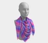 Foulard carré omnisexuel Argyle