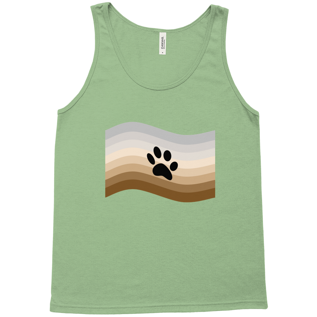 Furry Pride Flag Relaxed Fit Tank Tops | Choose Your Flag | Bella + Canvas