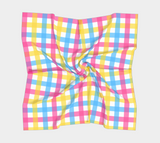 Foulard carré à carreaux vichy pansexuel