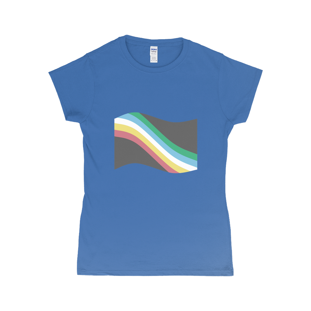 Disability and Neurodiversity Pride Flag Fitted Tshirt | Choose Your Flag | Gildan