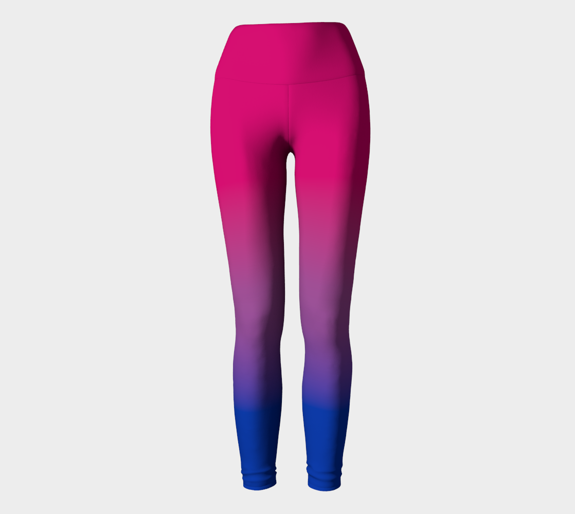 Bisexual Gradient Yoga Leggings