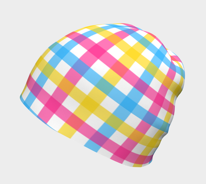 Pansexual Gingham Beanie