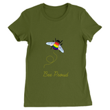 T-shirts ajustés Bumblebee Pride Pun - DARK | Choisissez votre coloris et votre jeu de mots | Bella + Toile