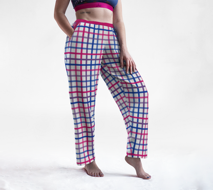 Bisexual Tattersol Plaid Lounge Pants