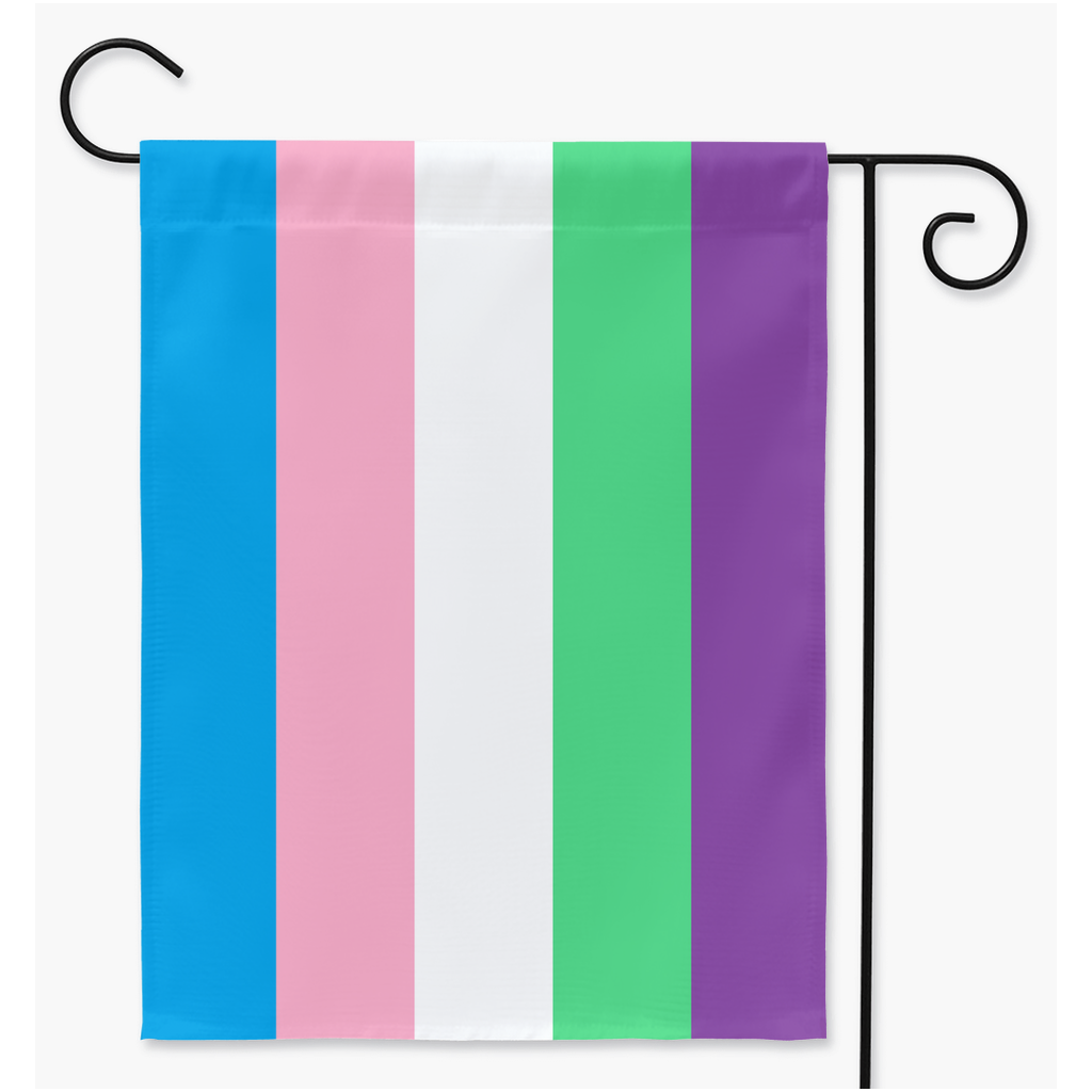 Cisn't Pride Yard and Garden Flags | Single Or Double-Sided | 2 Sizes | Gender Identity and Expression