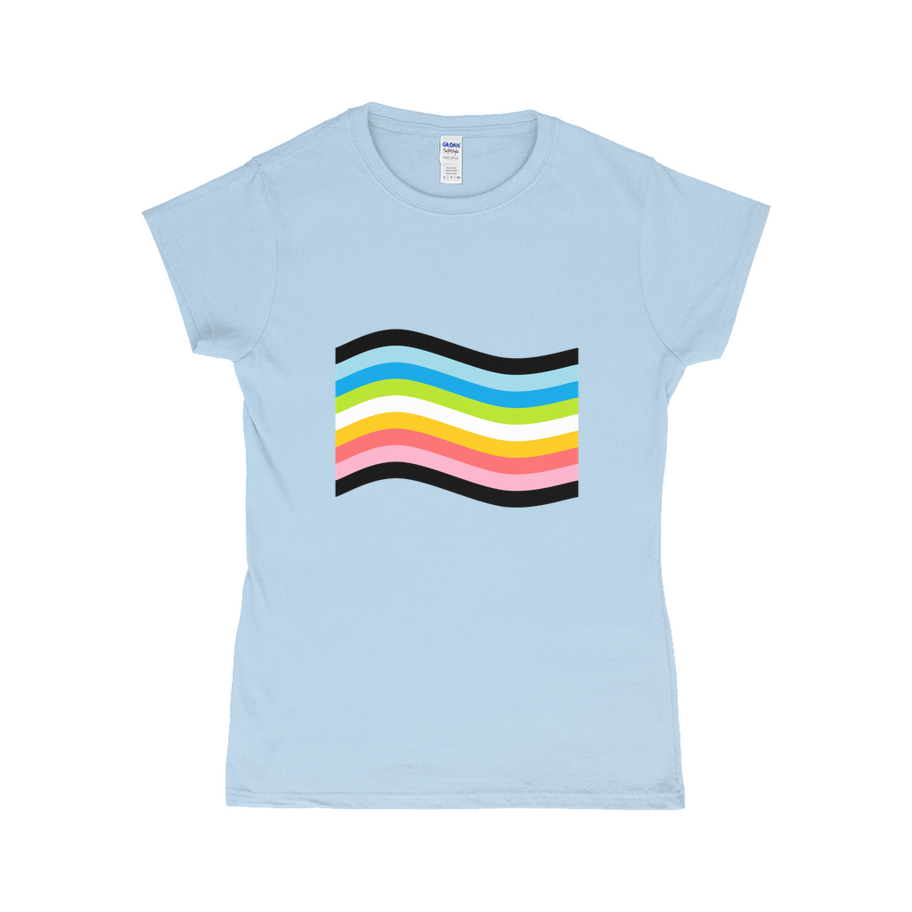 Orientation Pride Flag Fitted Tshirt | Choose Your Flag | Gildan