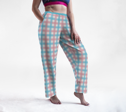 Transgender Gingham Lounge Pants