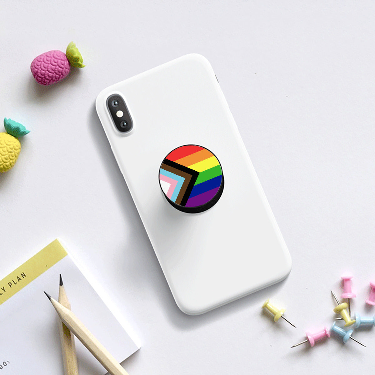 Rainbow Pride Airbag Mobile Phone Holder | Choose Your Flag